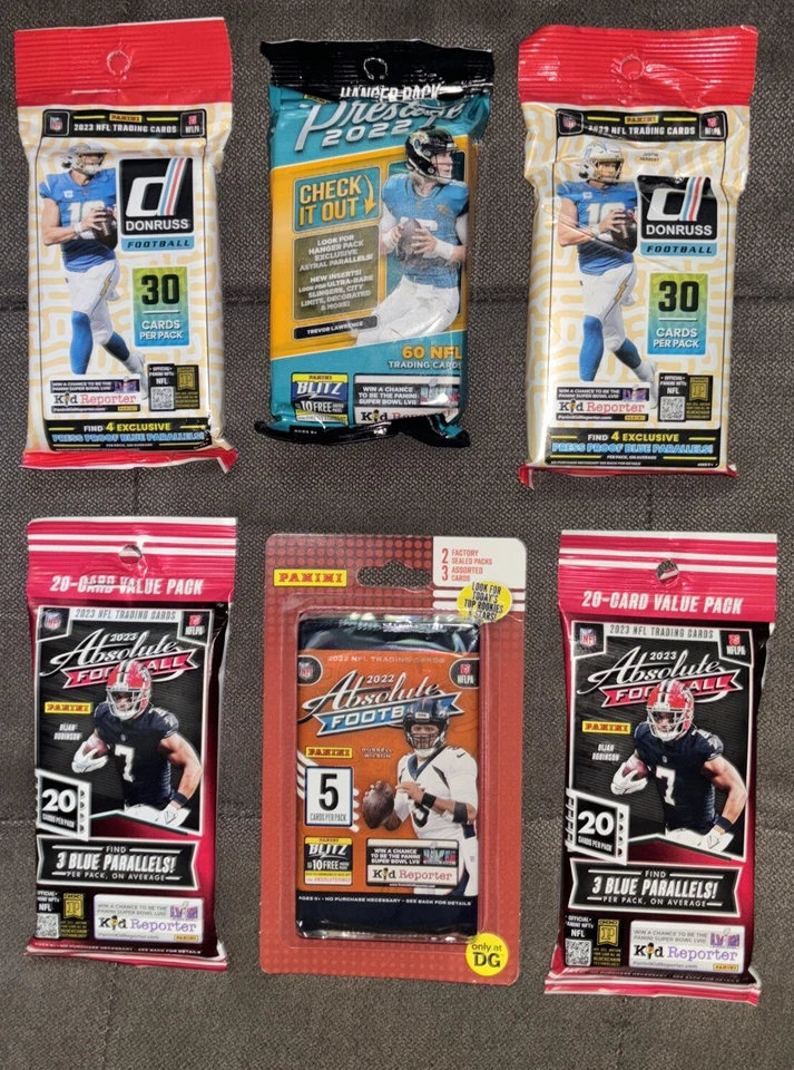 2023 Panini Absolute Football Mega Box (Black Parallels )