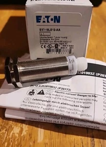 New Eaton E57-18LE12-AA, Proximity Sensor, Inductive, 12mm, 250mA, N.O. - Picture 1 of 6