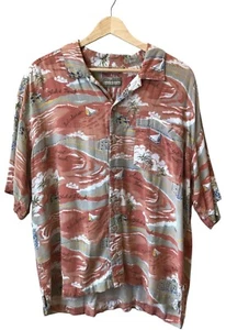 Vintage Royal Robbins Herren Größe Large geknöpftes Hawaii Aloha Strandhemd - Bild 1 von 18