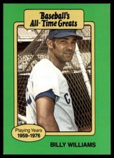 1987 Hygrade All-Time Greats Billy Williams Chicago Cubs #NNO