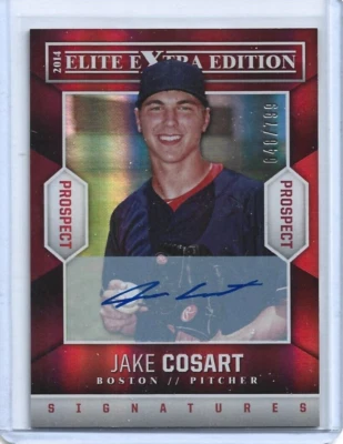 Jake Cosart 2014 Elite Extra Edition Prospects Signatures #62 (648/799)-Red Sox - Image 1 of 2