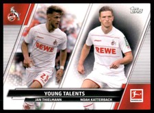 2021 Topps Bundesliga Soccer Card Jan Thielmann/Noah Katterbach #199 181228