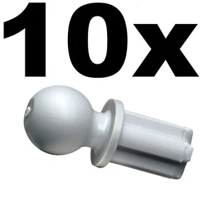 NEW LEGO - Technic - Axle - Tow Ball Gray Light Bluish Gray x 10 - Picture 1 of 1