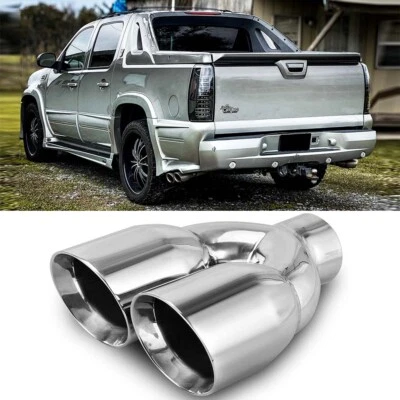 2.5" Inlet 3.5" Outlet 9.5" Length Exhaust Tip For Chevrolet Avalanche 1500 2500 - Image 1 of 4
