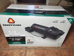¡NUEVO! BOMBA CHORRO resistente CountyLine cl7swj hierro fundido 3/4 hp pozo poco profundo 11,5 GPM - Imagen 1 de 8