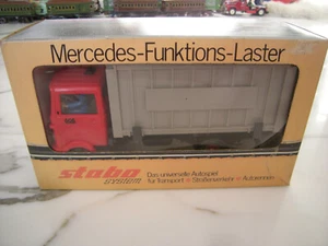 Stabo System Car Mercedes Laster 608 Container LKW neuw OVP Ladenfund 90er - Bild 1 von 17