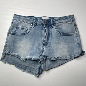 Seed Heritage Cut Off Denim Jean Shorts Womens Size 8 Waist Blue Casual Style - Picture 1 of 12