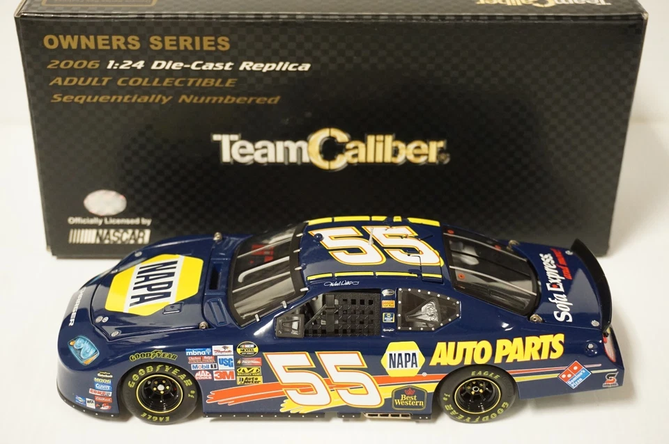 2006 Team Caliber Owners Series Michael Waltrip #55 Napa - 1 24 NASCAR Diecast