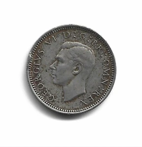 World Coins - UK Great Britain 6 Pence 1951 Coin KM# 875 - Picture 1 of 3