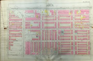 1903 SHARSWOOD PHILADELPHIA PA 21ST-26TH STREET&WHARTON-WASHINGTON AVE ATLAS MAP - Picture 1 of 3