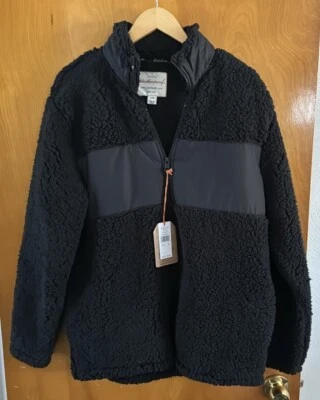 Fleece Jacket Mens Large Gray Pullover Weatherproof - Image 1 of 3