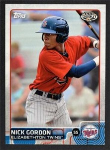 2015 Topps Pro Debut #175A Nick Gordon - NM-MT