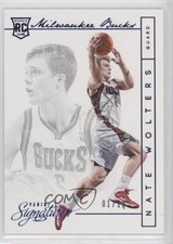 2013-14 Panini Signatures Blue /10 Nate Wolters #377 Rookie RC