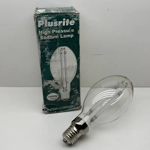 Plusrite LU1000/MOG High Pressure Sodium 1000W S52 ED37 Lamp Light Bulb (SBY) - Picture 1 of 9
