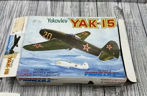 Pioneer 2 Series 2 1/72 Scale Yakovlev YAK-15 Model Kit Missing Pieces - Picture 1 of 4