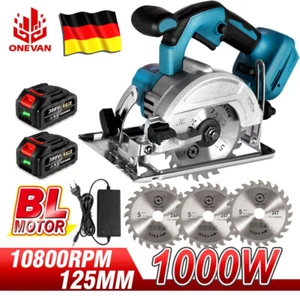 Seghetto circolare manuale a batteria brushless seghetto circolare elettrico per 18 V Makita/batteria - Foto 1 di 25