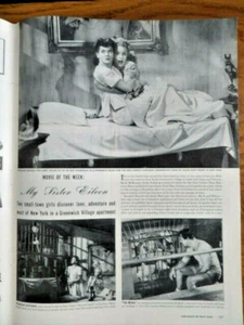 1942 anuncio de película de la semana My Sister Eileen Rosalind Russell Janet Blair - Imagen 1 de 3