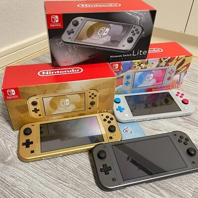 Consola Nintendo Switch Lite Edición Limitada Pokemon Zelda Libre Región Excelente Foto 1 de 3