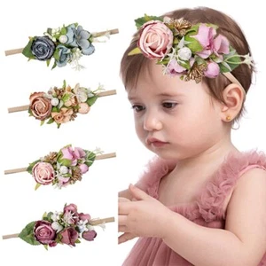 Flower Crown Headband Headwear Festivals Photo Props Elastic Adjustable Head ... - Picture 1 of 3
