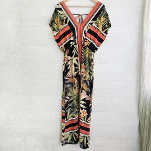NWT Pink Martini - Sorrento Tropical tie back maxi dress, sz L - Picture 1 of 8