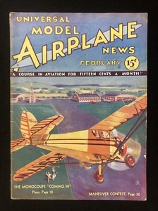 Universal Model AIRPLANE News Feb. 1933 Chas. Hampson Grant - Picture 1 of 6
