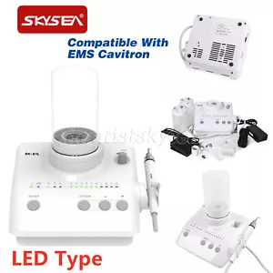 Dental Ultrasonic Piezo Scaler LED Handpiece 2*Bottle 5*Tips Fit EMS Woodpecker - Picture 1 of 19