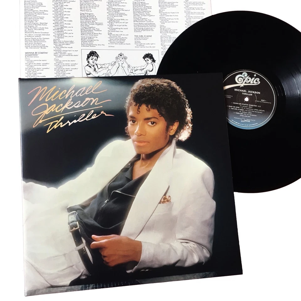 Michael Jackson - Thriller [in-shrink] LP Vinyl Record Album - Image 1 of 1