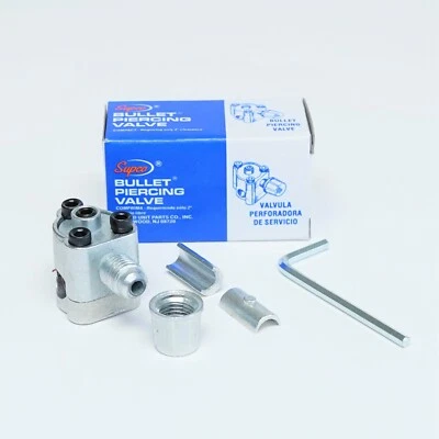 BPV31 SUPCO Bullet Piercing Valve for 1/4", 5/16" and 3/8" Tubing 3 in 1 Access - Image 1 of 4