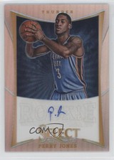 2012-13 Panini Select Silver Prizm /199 Perry Jones III #203 Rookie Auto RC
