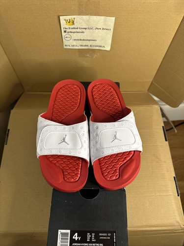 Jordan Hydro XIII Retro BG 684920 121 bianco argento metallizzato taglia 4Y