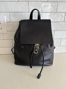 Zaino vintage Coach Legacy in pelle artigianale nero borsa da giorno borsa anni 90 usato in ottime condizioni - Foto 1 di 7