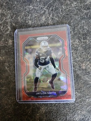2020 Panini Prizm Red Cracked Ice Jaylon Smith Card# 155 - Image 1 of 2