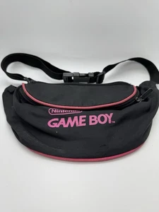 Nintendo Game Boy Fanny Pack Waist Bag Black Hot Pink Vintage 90s Vintage - Picture 1 of 1