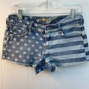 Pantalones Cortos Botín ARIZONA Talla 3 Estrellas y Rayas Desteñidos Bandera de EE. UU. - Imagen 1 de 12