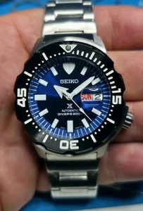 Seiko Prospex X Diver Watch Stunning Blue Dial Black Bezel Limited Edition 4R36A - Picture 1 of 13