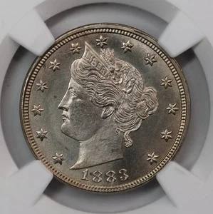 1883 No CENTS Liberty Nickel NGC MS67 - Picture 1 of 5
