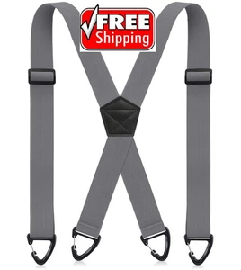 X Back versteckter Hosenträger 1,5 Zoll unter Kleidung strapazierfähig Arbeit Hosenträger für - Bild 1 von 6