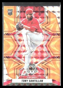Tony Santillan 2022 Panini Mosaic #215 Orange Fluorescent Mosaic - Picture 1 of 2