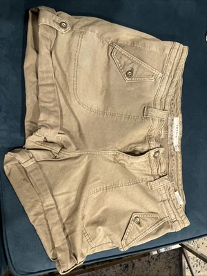 Torrid Women's Plus Mid Rise 3.5-Inch Military Short; Twill Khaki; EUC; 16 - Image 1 of 4