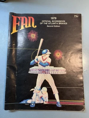 1978 Atlanta Braves Vs. Cincinnati Reds Game Program - Image 1 of 4