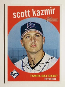2008 Topps Heritage #434 Scott Kazmir SP - Picture 1 of 2