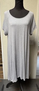Old Navy Damen T-Shirt Kleid Gr. L Pimabaumwolle und Modal Kurzarm - Bild 1 von 5