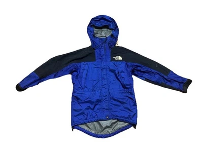 Jaqueta feminina vintage anos 90 The North Face XS GoreTex Ski She’ll Hood GTX azul asteca - Imagem 1 de 4