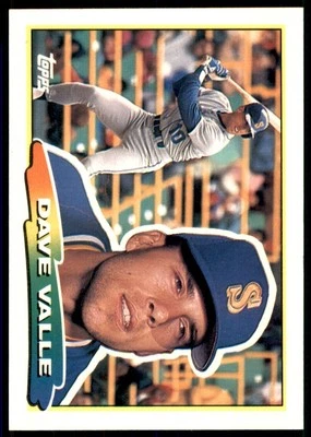 1988 Topps Big Dave Valle Seattle Mariners #210 - Image 1 of 2