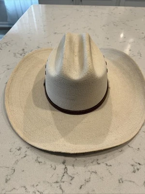 Atwood Hat Co. Western Style cowboy hat-Bob Moorhouse C brand Long Oval Sz 7 1/4 - Image 1 of 4