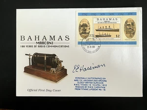 EDITH HAISMAN - TITANIC SURVIVOR - SIGNED FIRST DAY COVER - Picture 1 of 1