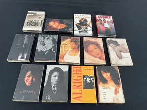 Janet Jackson 13 cassette single LOT Escapade Miss You Much Alright Any Time If. - Picture 1 of 14