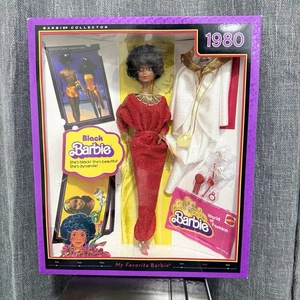 Barbie Collector 1980 My Favorite Barbie schwarz Barbie Puppe 2009 Mattel R4468 - Bild 1 von 9