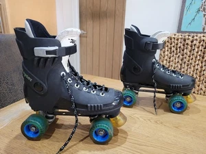 Raptor Roller Skates Quads Size 7 Retro Bauer Turbo Socks Acs Trucks - Picture 1 of 18
