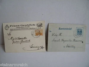 2 x KARTENBRIEF OBERNBERG zu KAPSREITER SCHÄRDING 1931 Firmenpost Innviertel OÖ - Picture 1 of 6